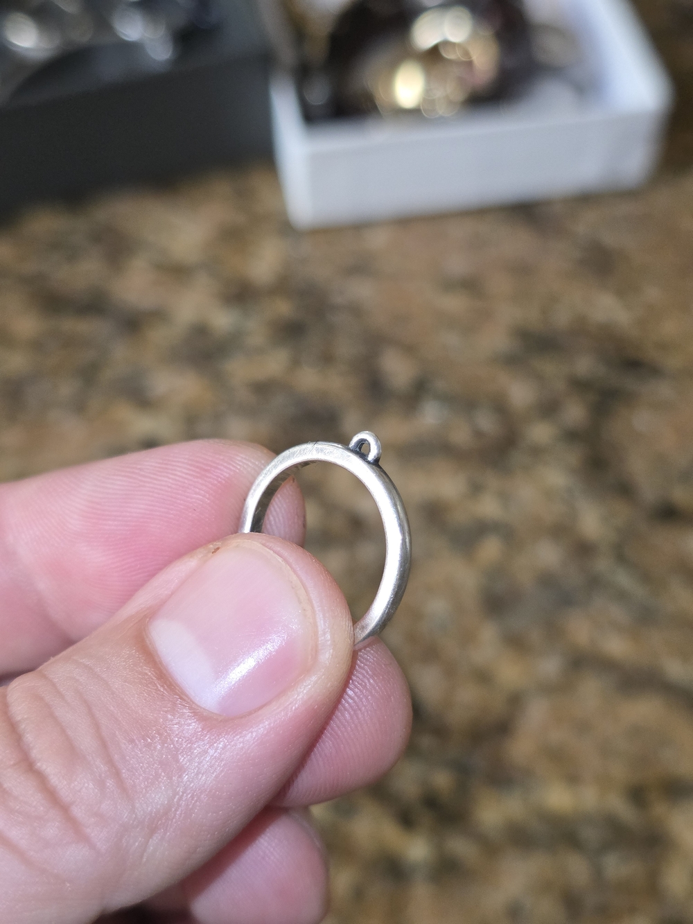 James Avery Sterling Silver Dangle Ring